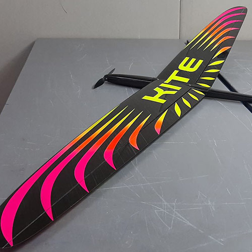 e-Kite competition F5K in gloss black